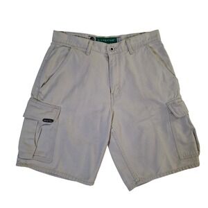 Vintage Levi's Silver Tab Cargo Shorts Men's 30x10 Light Tan Khaki
